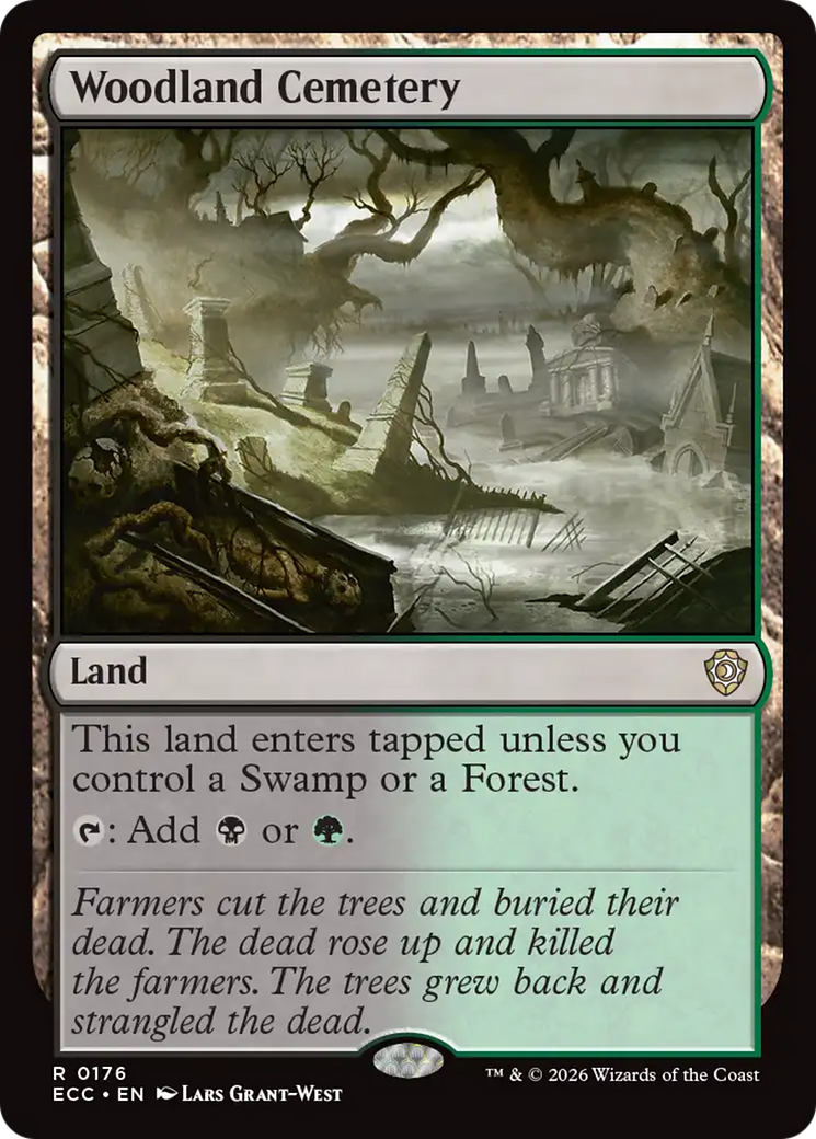 Cemitério da Floresta / Woodland Cemetery - Magic: The Gathering - MoxLand