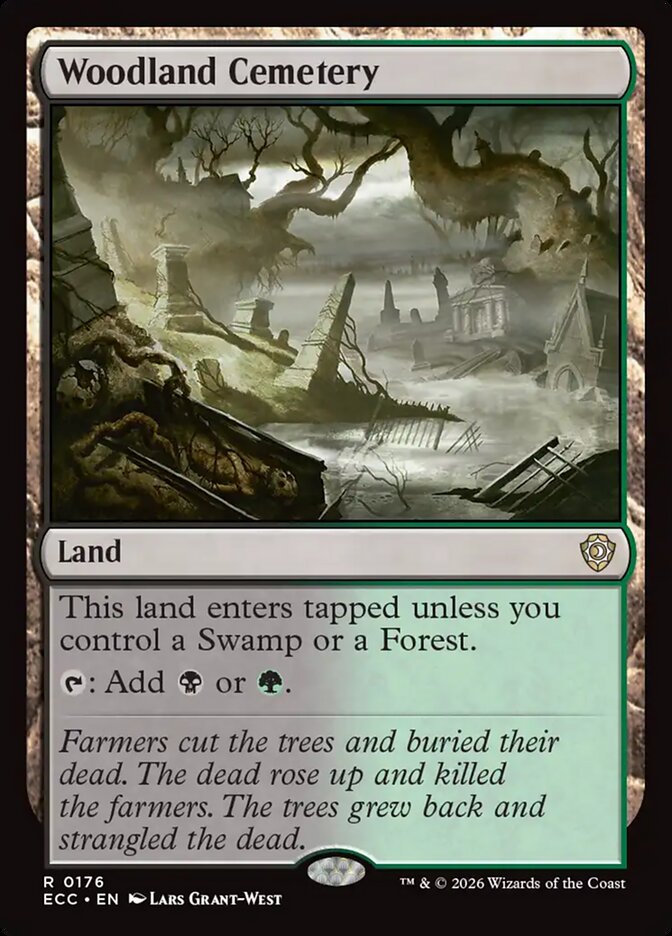 Cemitério da Floresta / Woodland Cemetery - Magic: The Gathering - MoxLand
