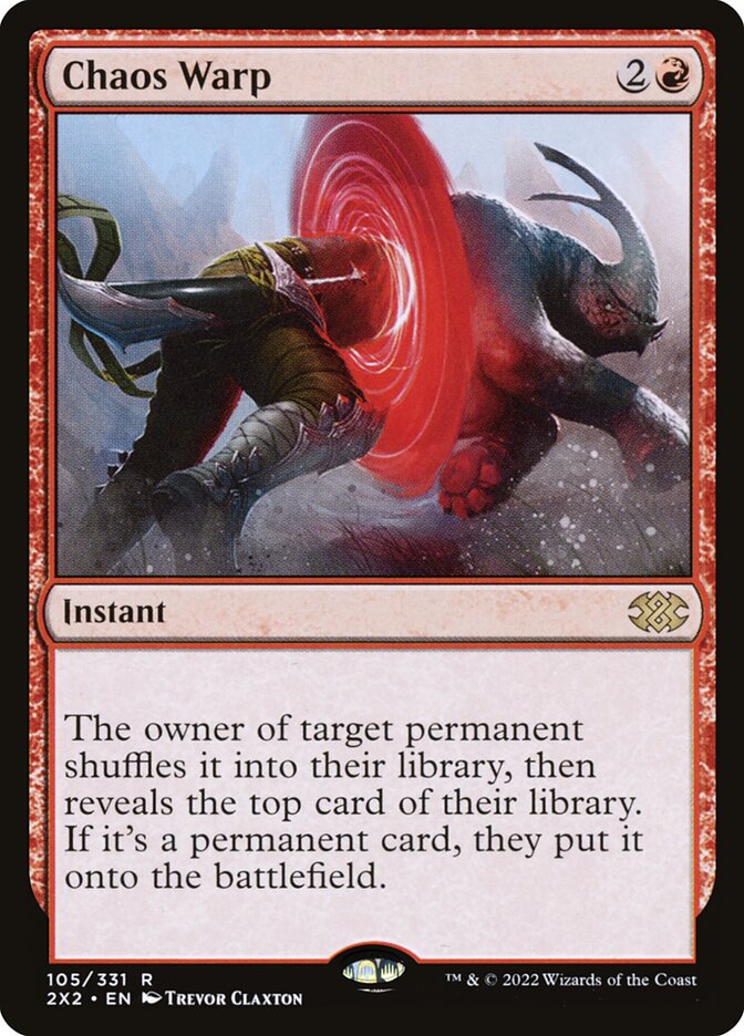 Distorção Caótica / Chaos Warp - Magic: The Gathering - MoxLand