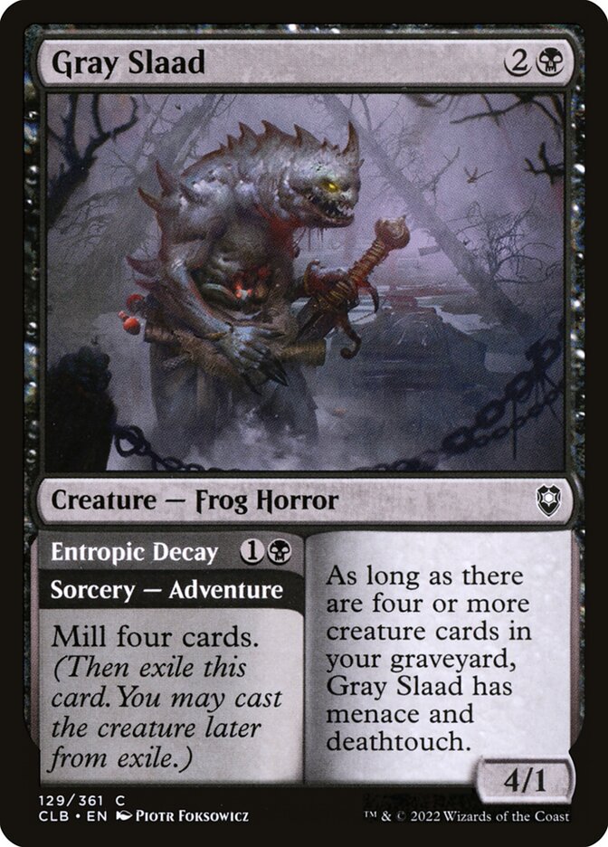 Slaad Cinza / Gray Slaad - Magic: The Gathering - MoxLand
