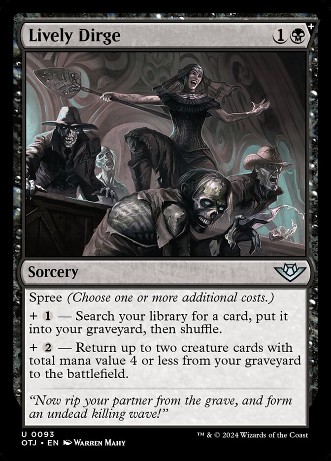 Nênia Animada / Lively Dirge - Magic: The Gathering - MoxLand
