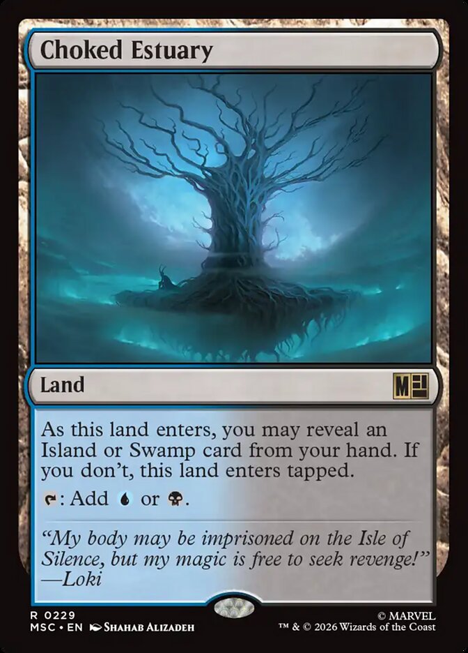 Estuário Estrangulado / Choked Estuary - Magic: The Gathering - MoxLand