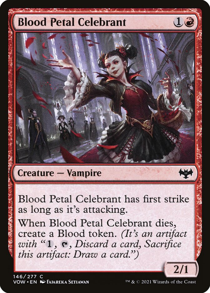 Celebradora das Pétalas de Sangue / Blood Petal Celebrant - Magic: The Gathering - MoxLand