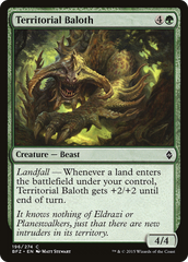 Baloth Territorial / Territorial Baloth - Magic: The Gathering - MoxLand