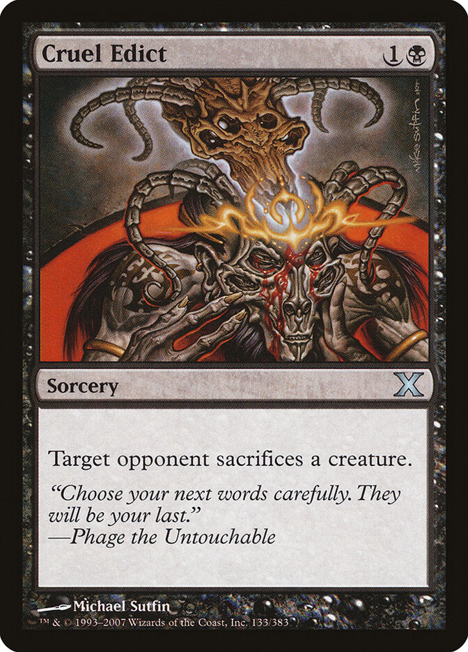 Édito Cruel / Cruel Edict - Magic: The Gathering - MoxLand
