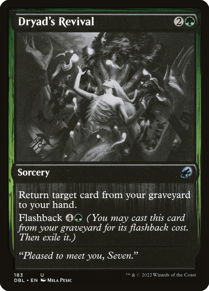 Revitalização da Dríade / Dryad's Revival - Magic: The Gathering - MoxLand
