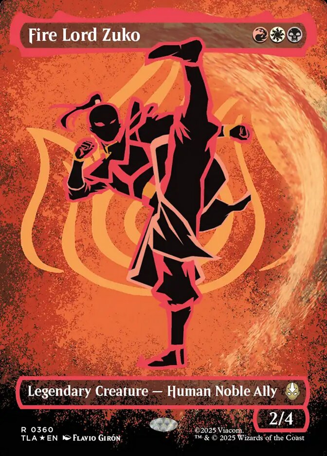 Senhor do Fogo Zuko / Fire Lord Zuko - Magic: The Gathering - MoxLand