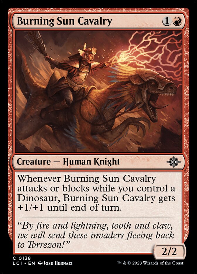 Cavalaria do Sol Ardente / Burning Sun Cavalry - Magic: The Gathering - MoxLand