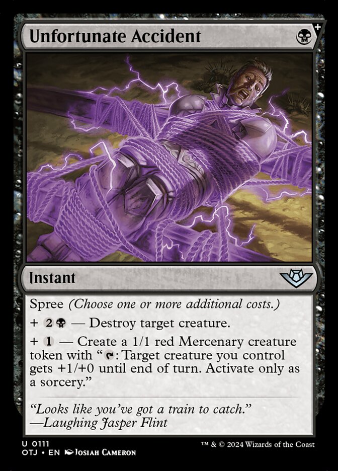 Acidente Infeliz / Unfortunate Accident - Magic: The Gathering - MoxLand