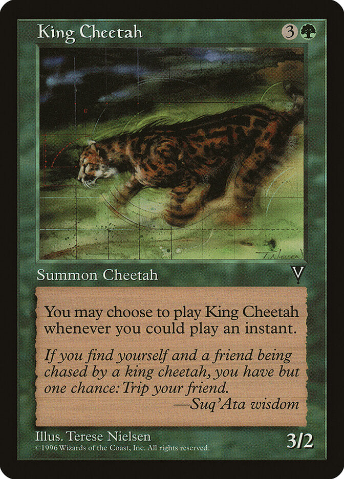 Guepardo Rei / King Cheetah - Magic: The Gathering - MoxLand