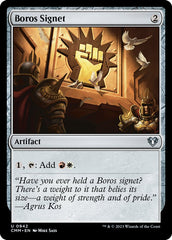 Sinete Boros / Boros Signet - Magic: The Gathering - MoxLand