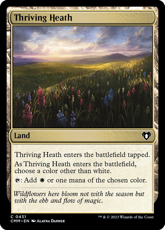 Charneca Vicejante / Thriving Heath - Magic: The Gathering - MoxLand