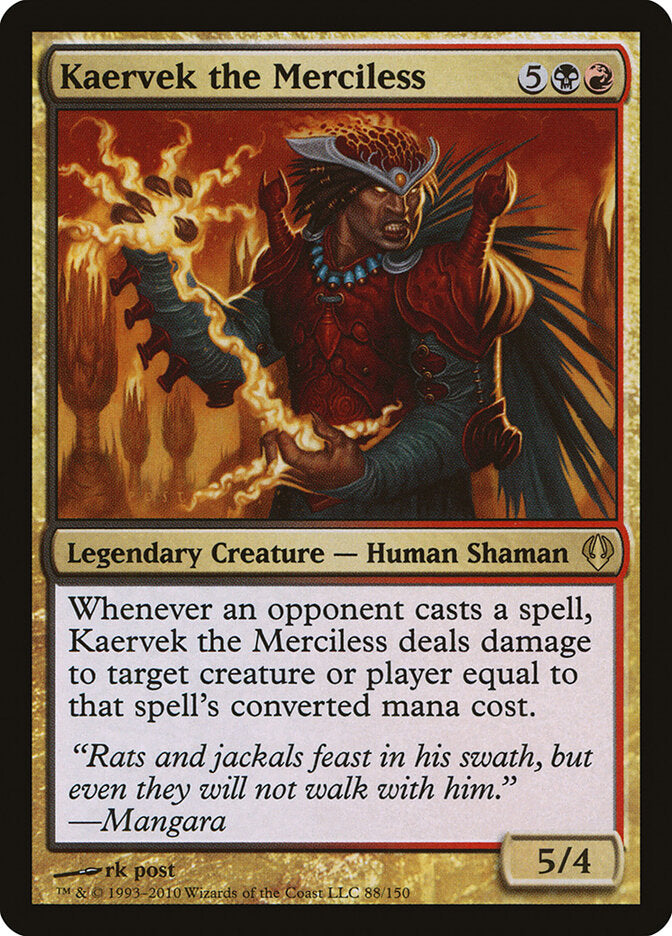 Kaervek, o Impiedoso / Kaervek the Merciless - Magic: The Gathering - MoxLand