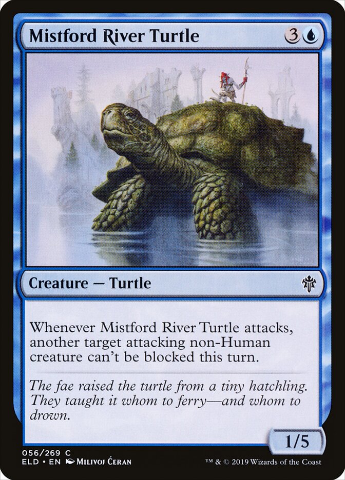 Tartaruga do Rio Vaubruma / Mistford River Turtle - Magic: The Gathering - MoxLand