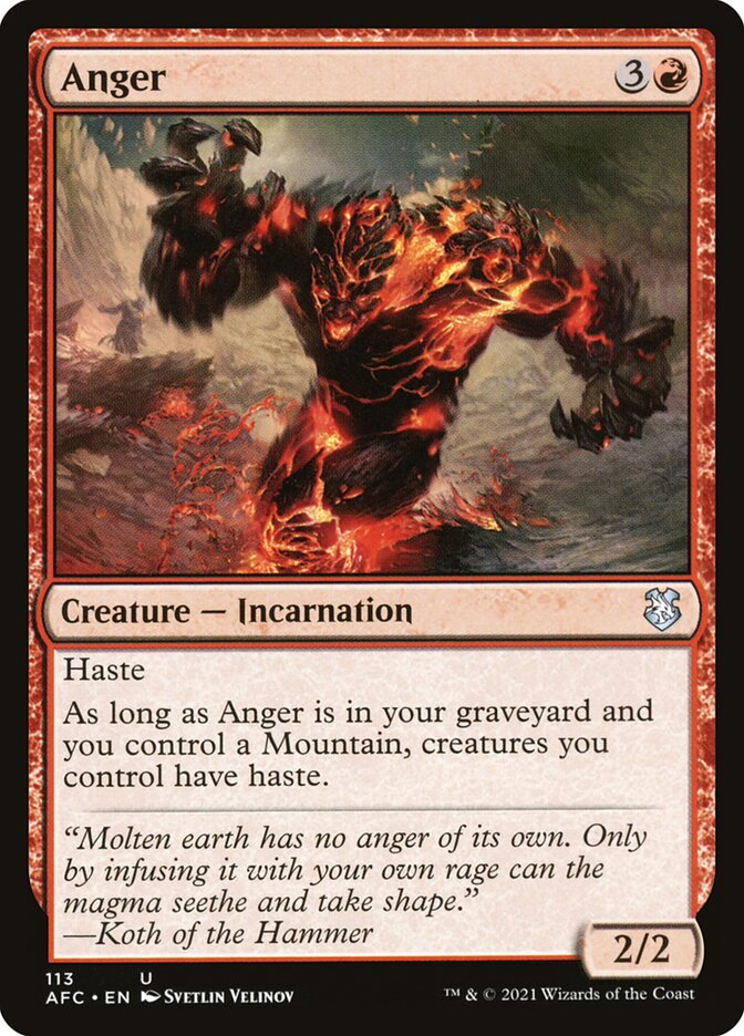 Ira / Anger - Magic: The Gathering - MoxLand