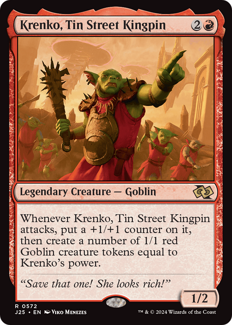 Krenko, Chefão da Rua do Estanho / Krenko, Tin Street Kingpin - Magic: The Gathering - MoxLand
