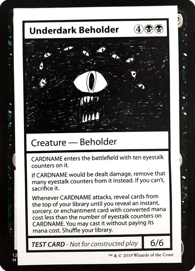 Underdark Beholder - Magic: The Gathering - MoxLand