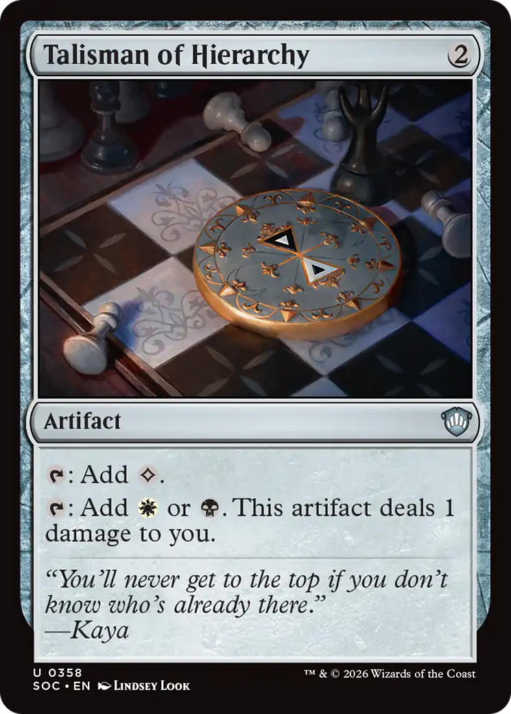 Talismã da Hierarquia / Talisman of Hierarchy - Magic: The Gathering - MoxLand