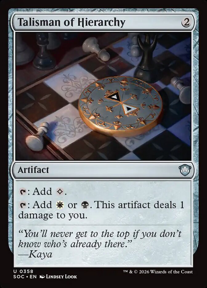 Talismã da Hierarquia / Talisman of Hierarchy - Magic: The Gathering - MoxLand