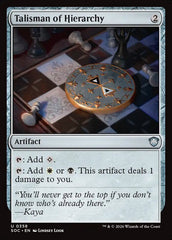 Talismã da Hierarquia / Talisman of Hierarchy - Magic: The Gathering - MoxLand