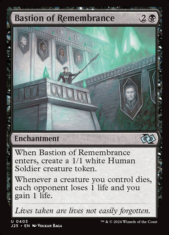 Bastião da Recordação / Bastion of Remembrance - Magic: The Gathering - MoxLand