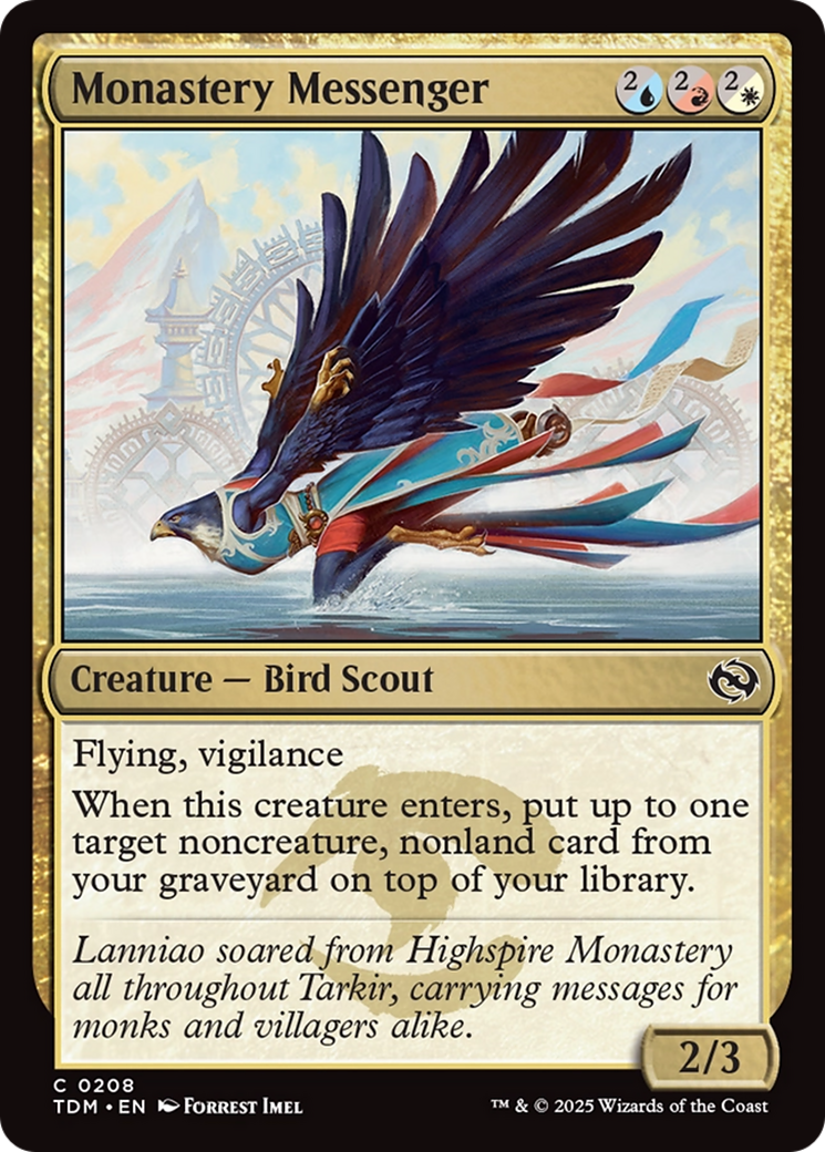 Mensageiro do Monastério / Monastery Messenger - Magic: The Gathering - MoxLand