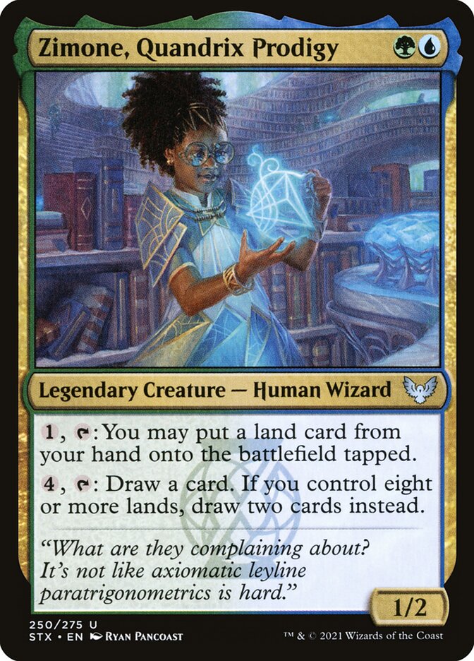 Zimone, Prodígio de Quandrix / Zimone, Quandrix Prodigy - Magic: The Gathering - MoxLand