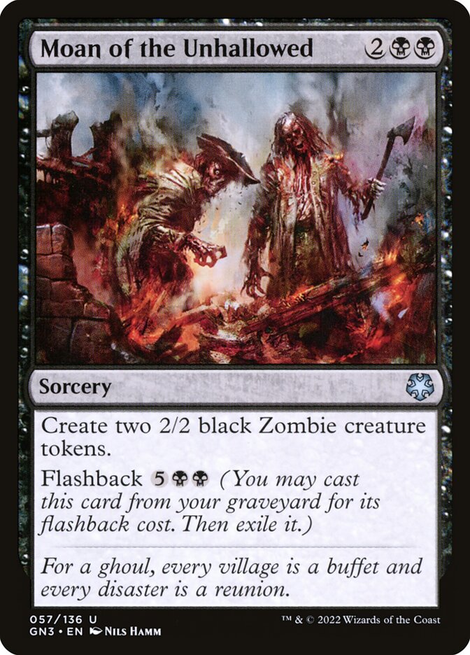 Lamento dos Malditos / Moan of the Unhallowed - Magic: The Gathering - MoxLand