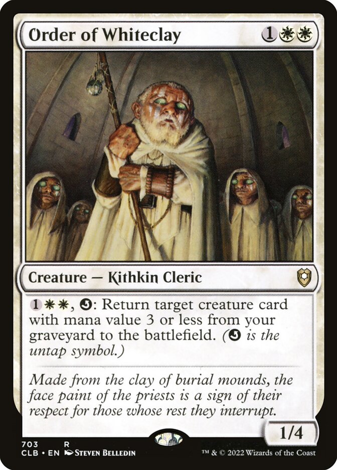 Ordem da Argila Branca / Order of Whiteclay - Magic: The Gathering - MoxLand