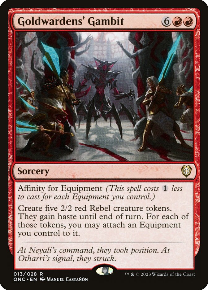 Gambito dos Guardiões Dourados / Goldwardens' Gambit - Magic: The Gathering - MoxLand