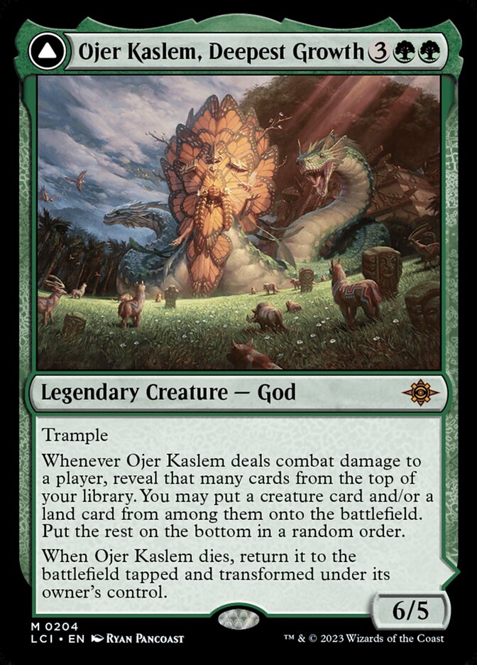 Ojer Kaslem, Crescimento Profundo / Ojer Kaslem, Deepest Growth - Magic: The Gathering - MoxLand
