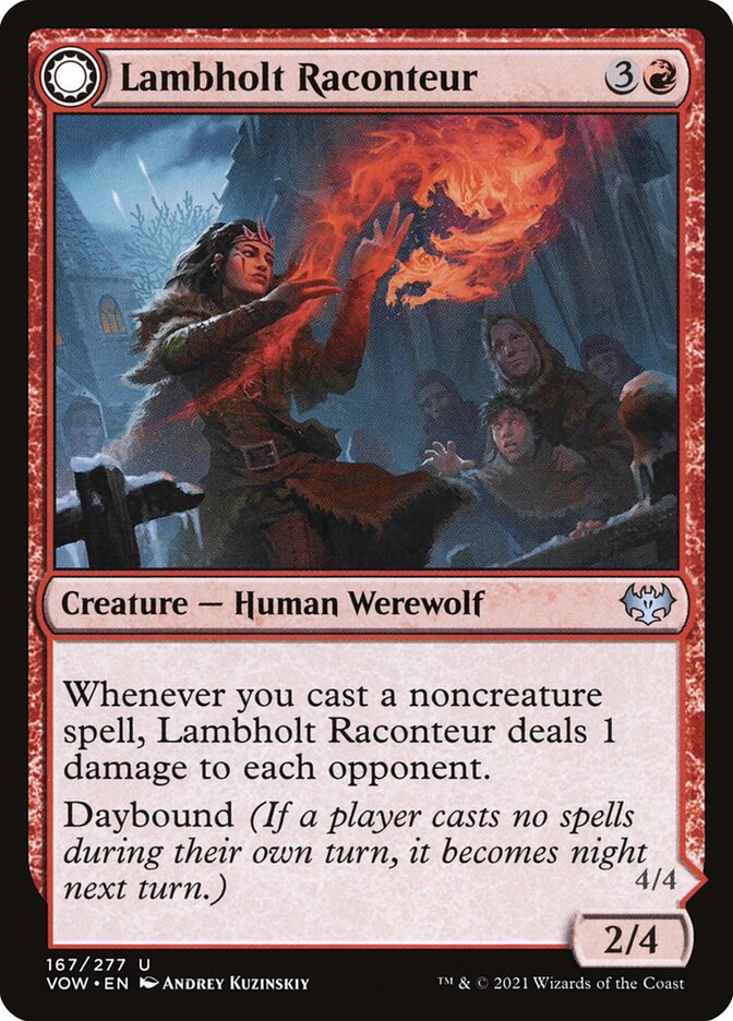 Contadora de Histórias de Lambholt / Lambholt Raconteur - Magic: The Gathering - MoxLand