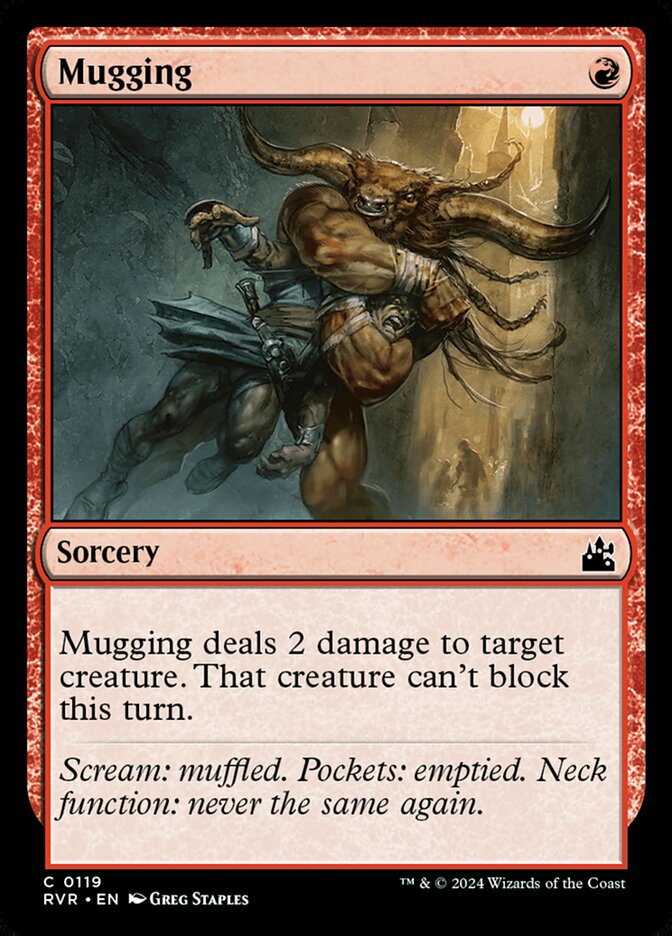 Assaltar / Mugging - Magic: The Gathering - MoxLand