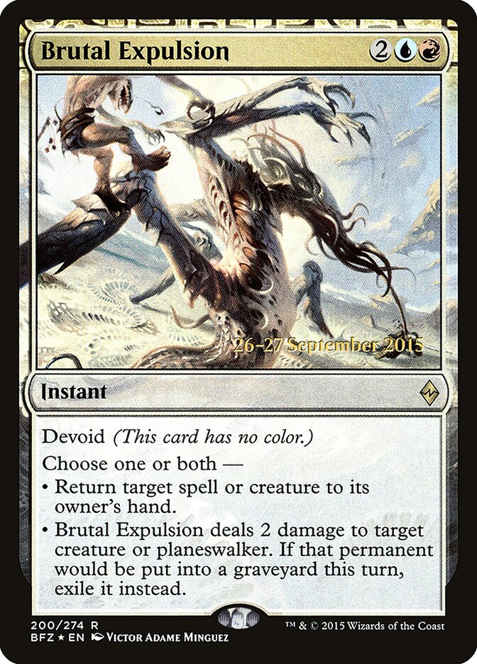 Expulsão Brutal / Brutal Expulsion - Magic: The Gathering - MoxLand