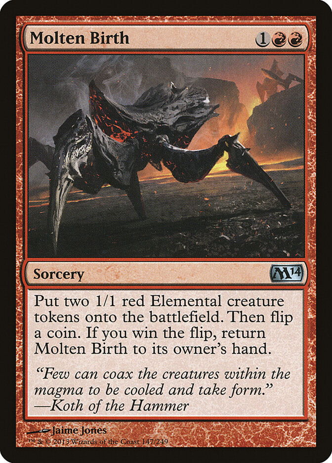 Nascimento Fundente / Molten Birth - Magic: The Gathering - MoxLand