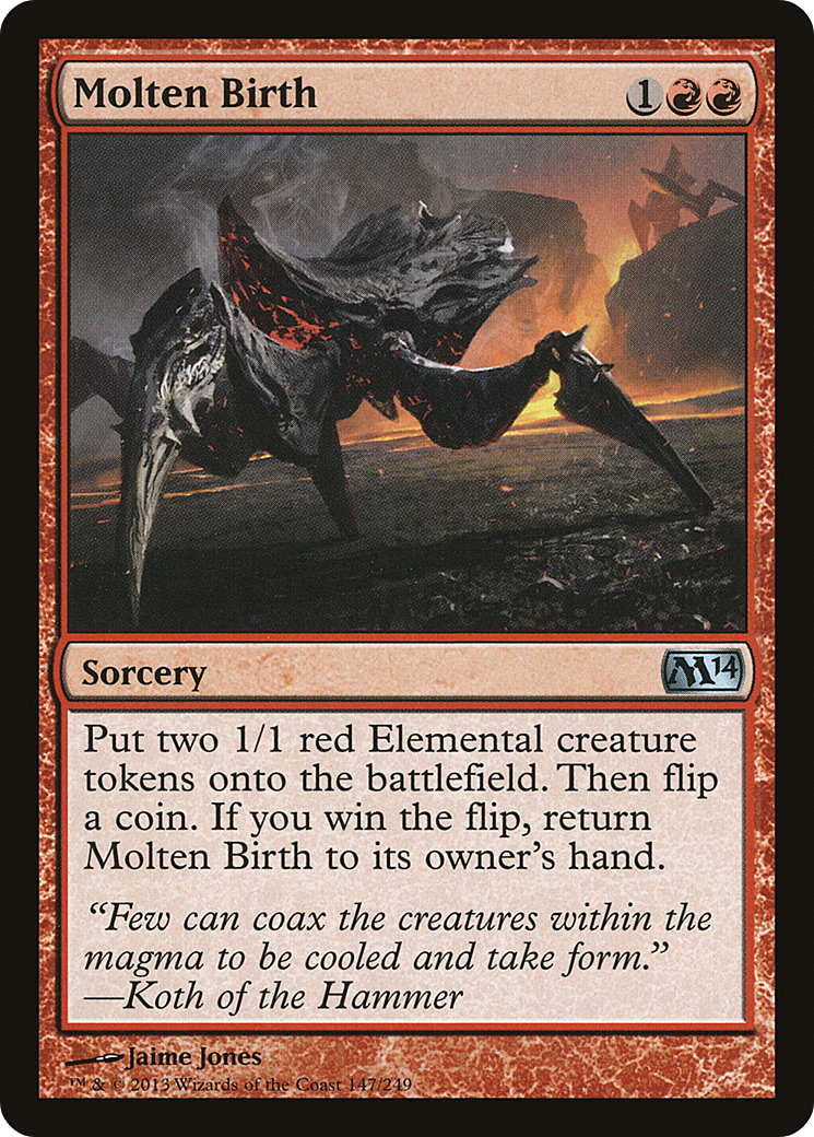 Nascimento Fundente / Molten Birth - Magic: The Gathering - MoxLand