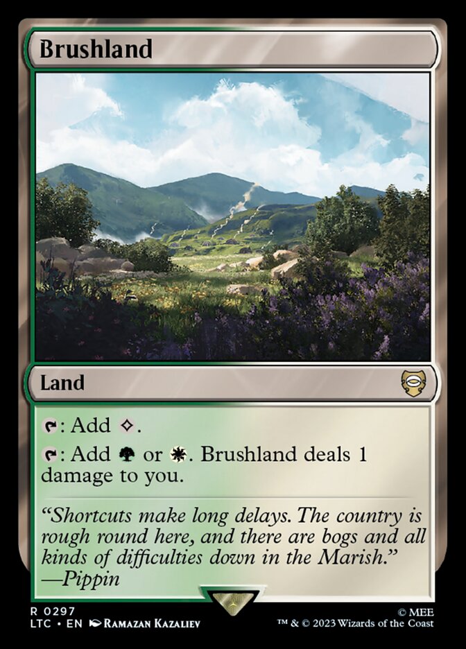 Macegal / Brushland - Magic: The Gathering - MoxLand