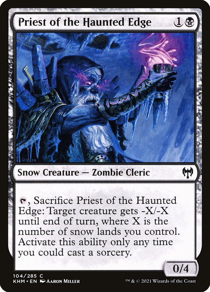 Sacerdote da Fronteira Assombrada / Priest of the Haunted Edge - Magic: The Gathering - MoxLand