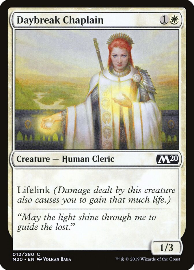 Capelã do Raiar do Dia / Daybreak Chaplain - Magic: The Gathering - MoxLand