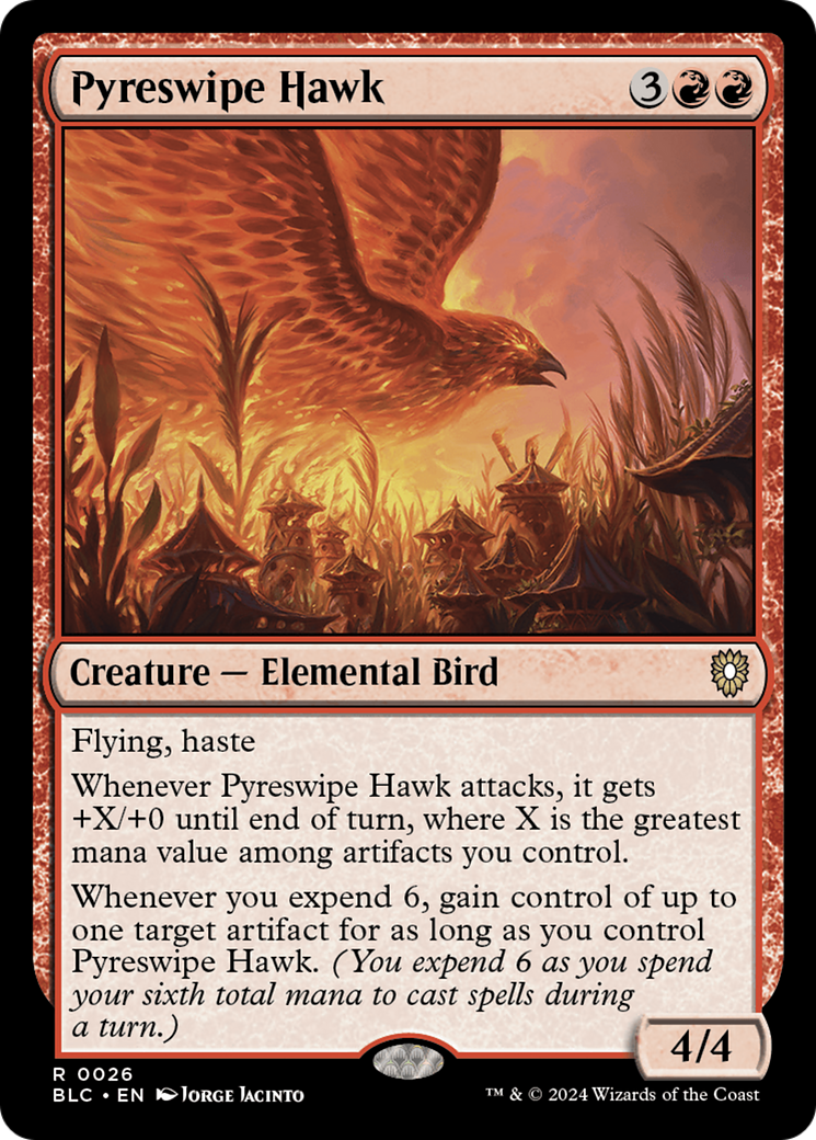 Pyreswipe Hawk - Magic: The Gathering - MoxLand