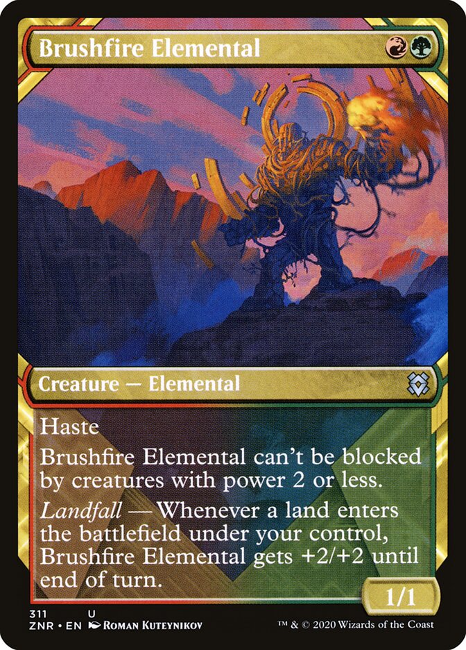 Elemental das Queimadas / Brushfire Elemental - Magic: The Gathering - MoxLand