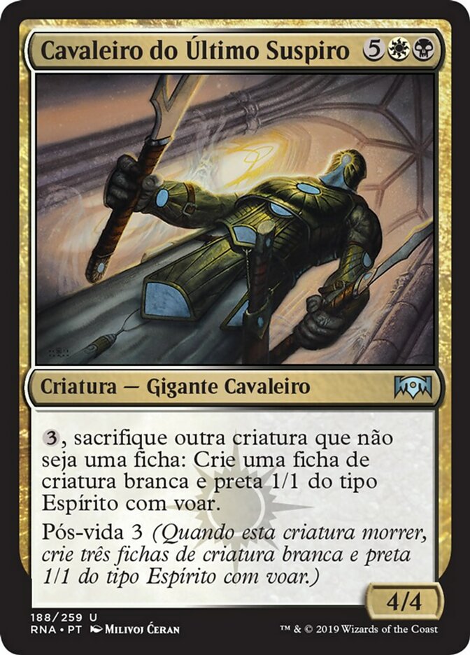 Cavaleiro do Último Suspiro / Knight of the Last Breath - Magic: The Gathering - MoxLand