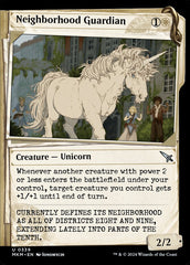 Guardião da Vizinhança / Neighborhood Guardian - Magic: The Gathering - MoxLand