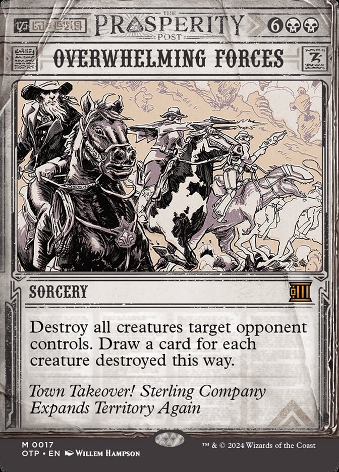 Forças Esmagadoras / Overwhelming Forces - Magic: The Gathering - MoxLand