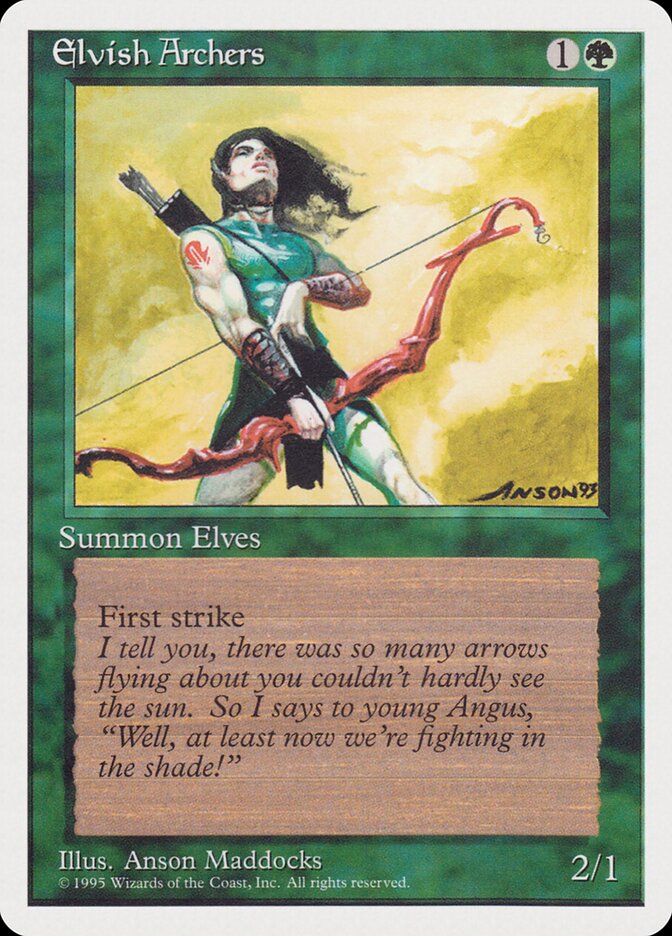 Arqueiros Élficos / Elvish Archers - Magic: The Gathering - MoxLand