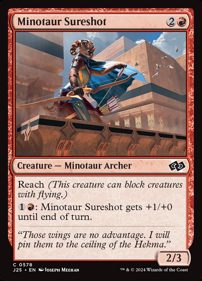 Minotauro Tiro-certo / Minotaur Sureshot - Magic: The Gathering - MoxLand
