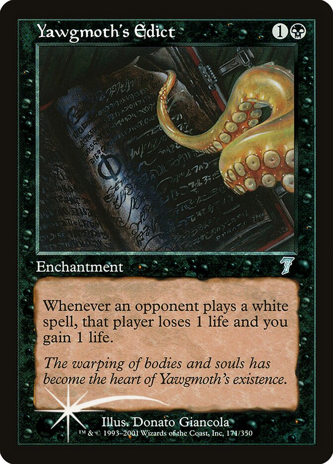 édito de Yawgmoth / Yawgmoth's Edict - Magic: The Gathering - MoxLand
