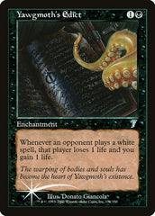édito de Yawgmoth / Yawgmoth's Edict - Magic: The Gathering - MoxLand