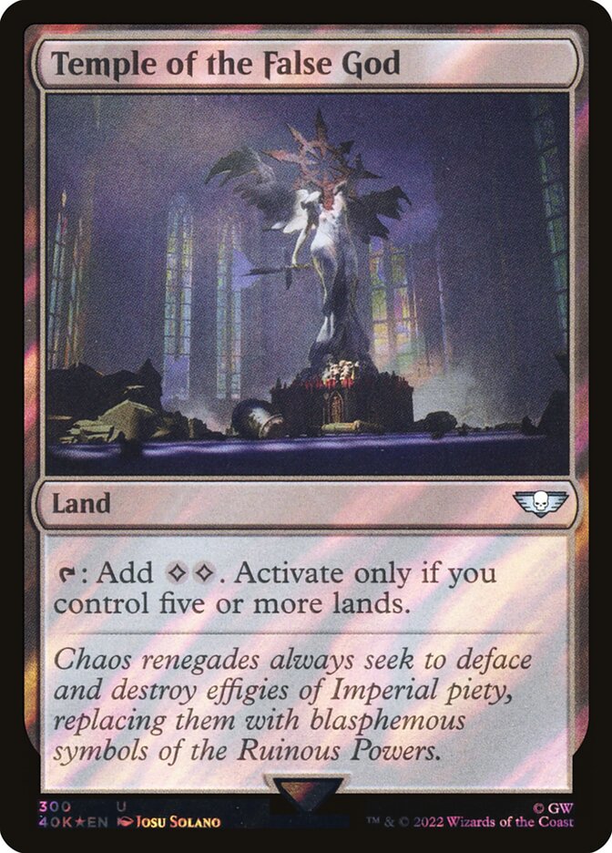 Templo do Falso Deus / Temple of the False God - Magic: The Gathering - MoxLand
