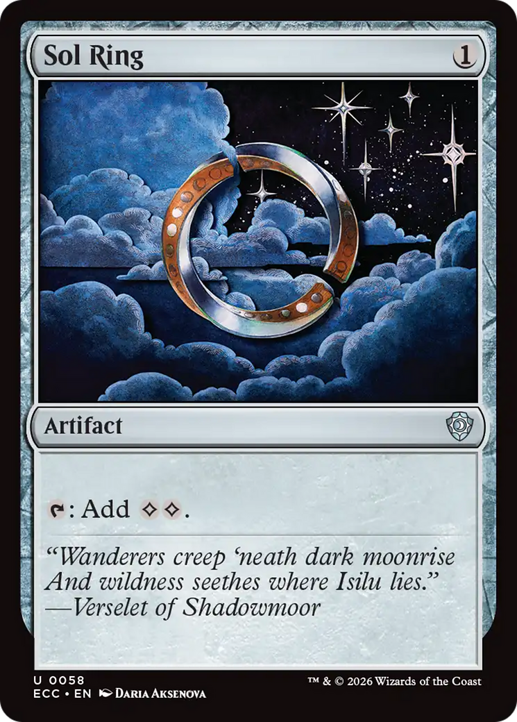 Anel Solar / Sol Ring - Magic: The Gathering - MoxLand
